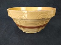 R.R.P. Roseville Pottery Yellow Ware 10" Mixing