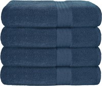 GLAMBURG 4pk Cotton Bath Towels X2