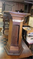 Vintage Wood Fern Stand w/hidden door
