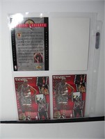 (4) Michael Jordan oversized cards MJ timeframe