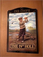“The 19th Hole” St Andrews Golf Wall Art Decor