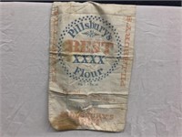 Early Pillsbury XXXX Flour Bag