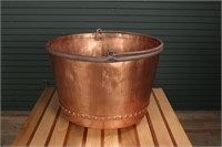 Antique 19th C. Large Scale Copper Kettle