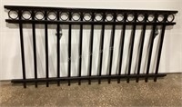 Aluminum Fence Panel, 74"x1 1/2"x36" tall