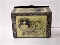 SA Isley & Co Vintage Tin Chest