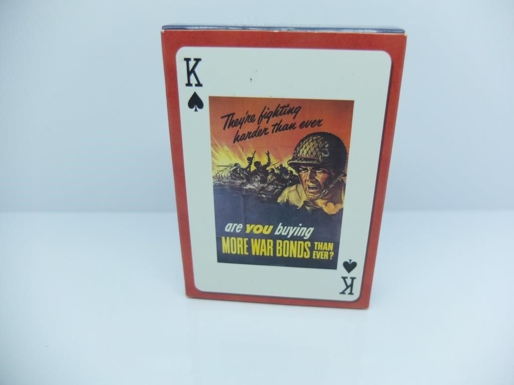 New U.S. Posters of World War 1 & 2 Playing cards