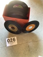 Box of 33 records