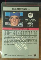 1991 leaf preview Tito Martinez rookie card