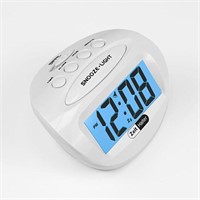 ZEITHALTER LCD Digital Alarm Clock Battery Operate