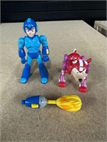 1994 Capcom Bandai Mega Man Rush Action Figure Toy