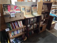 Bookshelf units (3) - tallest 60" t x 24" w & ....