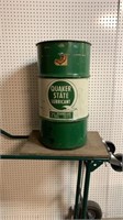 10 Gallon Quaker State Lubricant Can