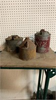 Assorted Kerosene Cans