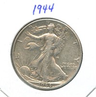 1944 Walking Liberty Silver Half Dollar