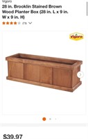 PLANTER BOX (OPEN BOX)