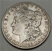 1892-S Morgan Silver Dollar, XF Better Date