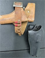 (2) Leather Holsters See Photos for Details