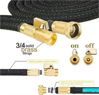 Water Hose 50ft, Expandable Garden Hose .Black