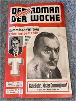 1960's Der Roman Der Woche Crime Magazine in