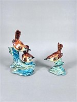 Stangl Pottery Double and Single Wren Bird Figures