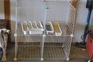 wire shelves and organizers