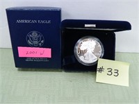 2001w American Eagle Silver Proof