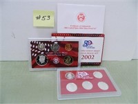 2002 U S Mint Silver Proof Set (10pc)