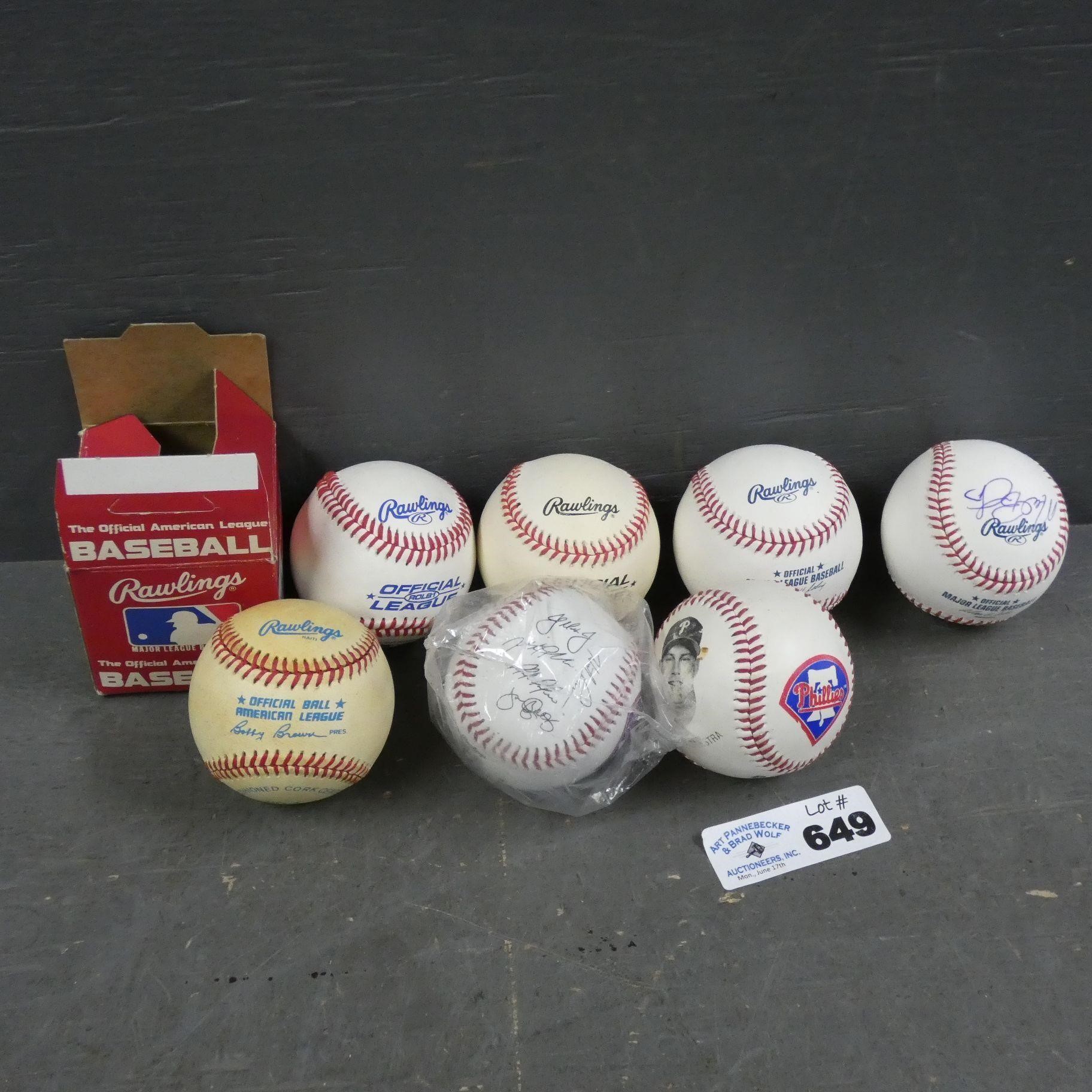 Burger King Phillies Baseballs - Signed Balls