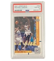 2001 Upper Deck Michael Jordan Hof Wizards Psa 10