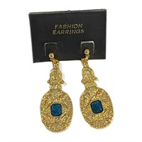 Charming Gold-tone Dangle Earrings