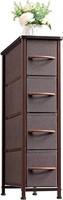 Somdot Narrow Dresser with 4 Drawers, Slim Storage