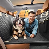 Dog Car Seat Cover with Extender for Aggressive Ch