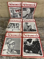 Box lot of Newsweek magazines