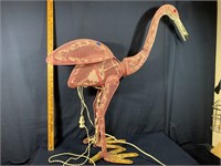 Light up flamingo decoration