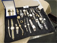 LG LOT ASSORTED WATCHES IN CASE