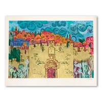 E. Weishoff, "Lions Gate - Jerusalem" Hand Signed