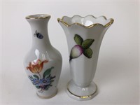 Vintage Herend Hand Painted Urn Vase