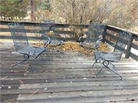 (4) OUTDOOR CHAIRS