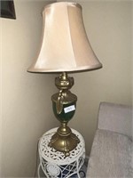 NICE BRASS LAMP WITH SHADE