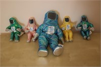 Vintage Set of Intel Inside Pentium Astronaut Toys
