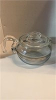 Vintage Pyrex Flamewar 844-B Glass Teapot