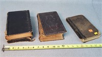 1875, 1886, 1910 German Bibles? & English Book