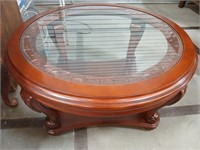 Beautiful glass top coffee table