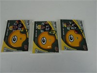 Three Green Bay Packers Helmet Cards - unopened