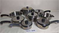 SET OF POTS AND PANS