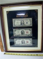 Historic Currency Of The US Framed