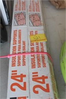 4 BOXES OF 24" INSULATION SUPPORTS 37703