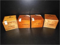 4 Wooden Cohiba Cigar Boxes