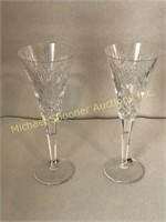 PAIR WATERFORD CRYSTAL PROSPERITY TOASTING FLUTES