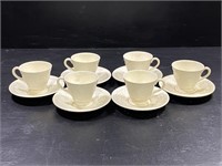 Wedgwood "Wellesley" Tea Cups & Saucers